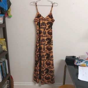 Jean Paul Gaultier Jeans Long Dress Tattoo Print